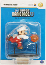 A Fire Mario packaged action figure